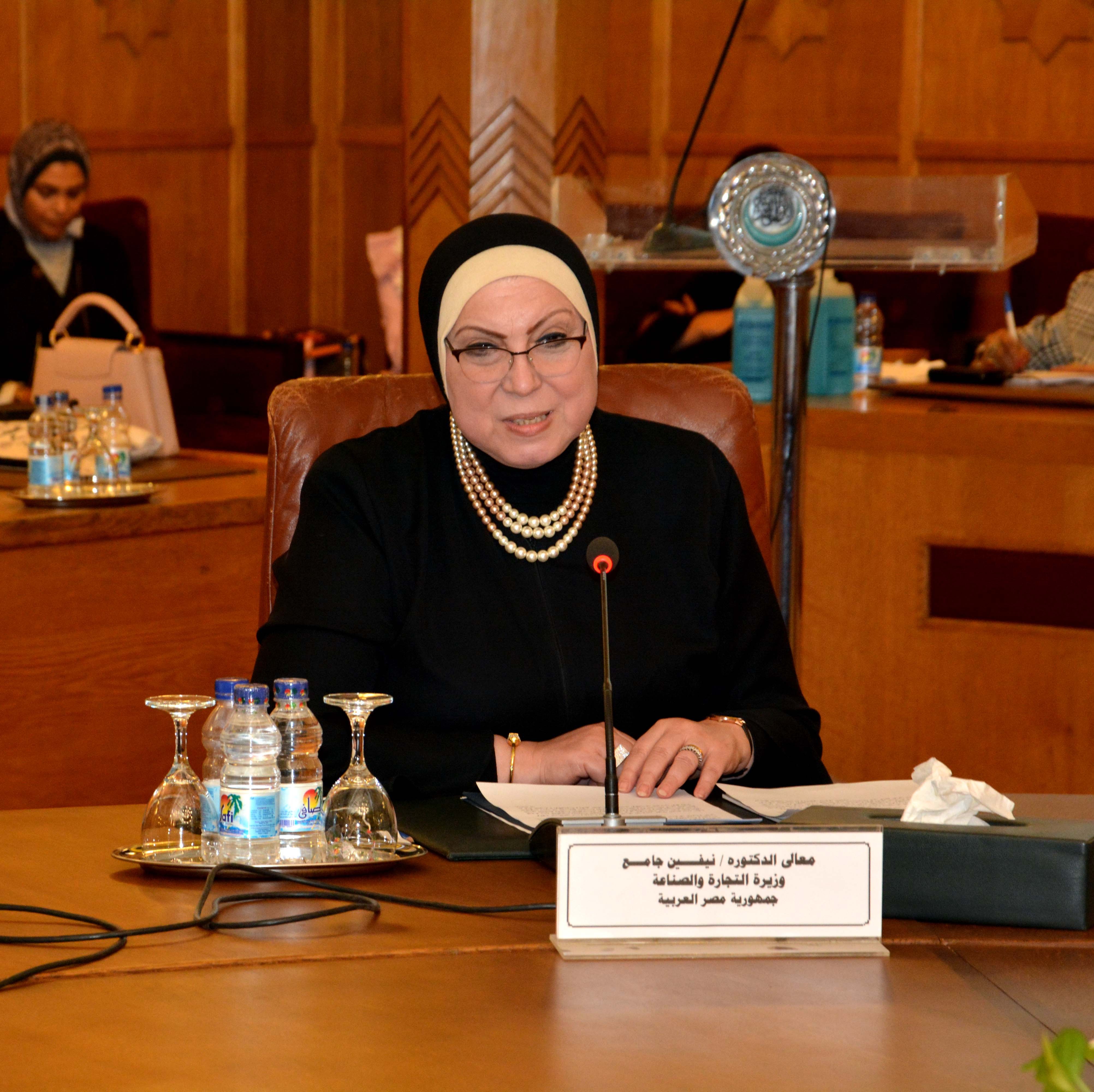 وزيرة التجارة تفتتح اعمال الدورة الـ 23 لمؤتمر ومعرض الاستثمار العربي الإفريقي والتعاون الدولي