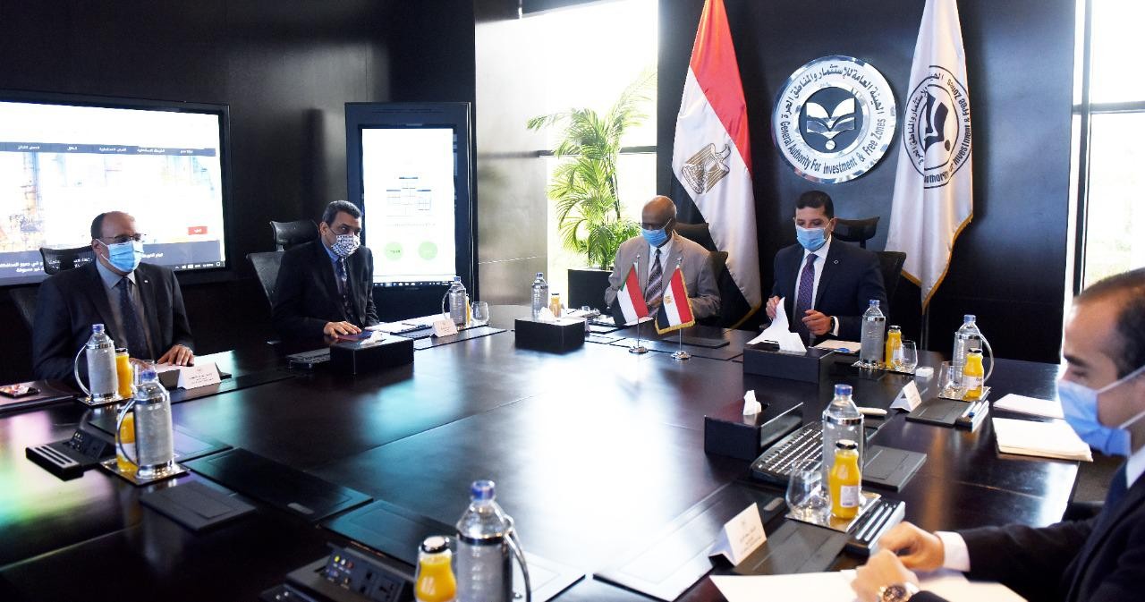 الاستثمار تبحث تعزيز الاستثمارات المتبادلة بين مصر والسودان