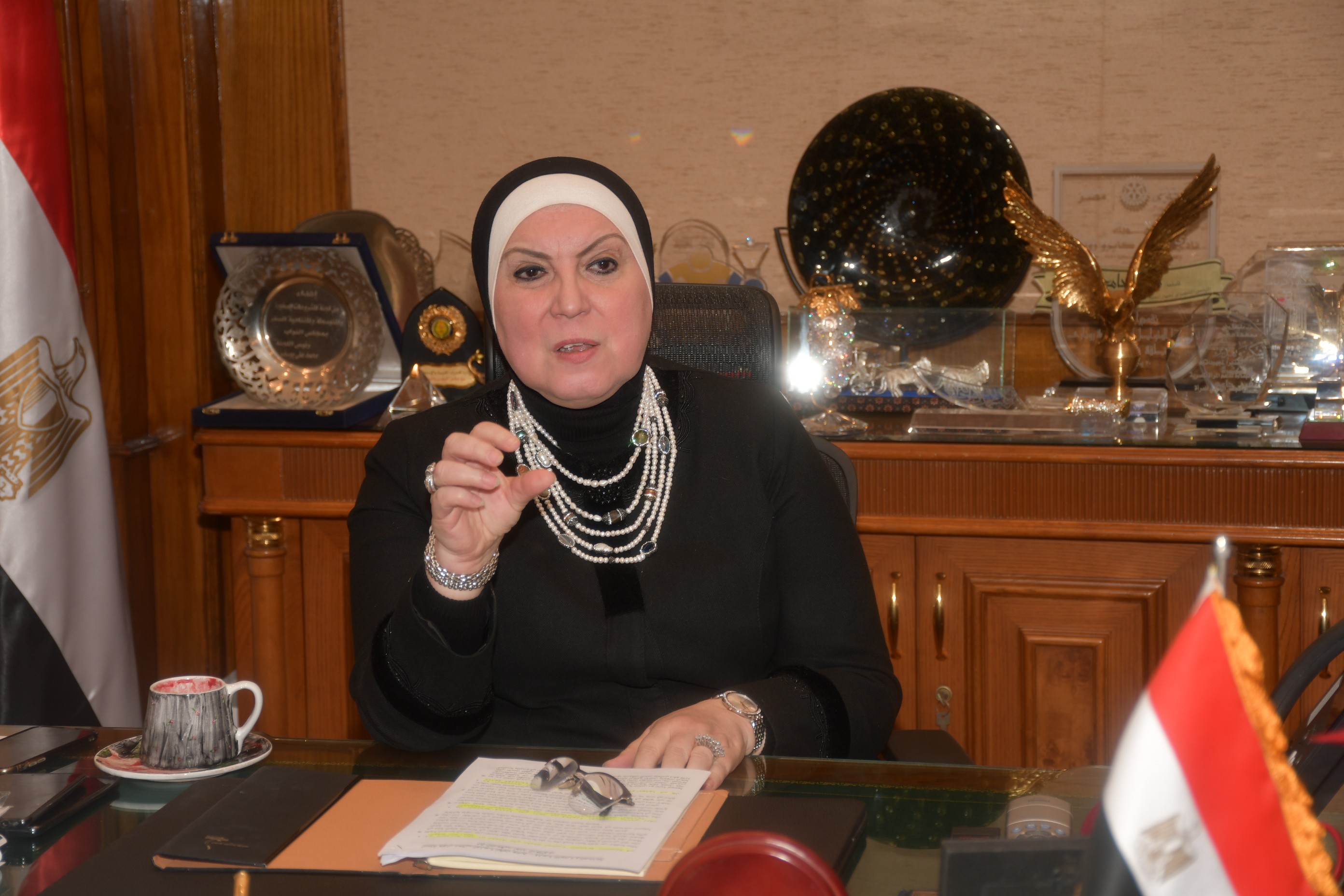 Interview with Her Excellency Dr. Nevine Gamea, Minister of Trade & Industry for Khoyout Magazine