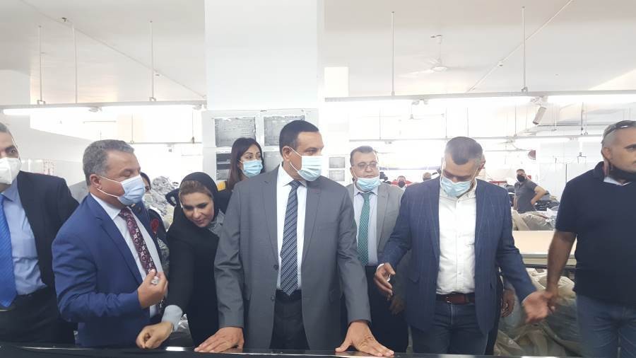 محافظ البحيرة يتفقد المنطقة الصناعية للغزل والنسيج بكفر الدوار