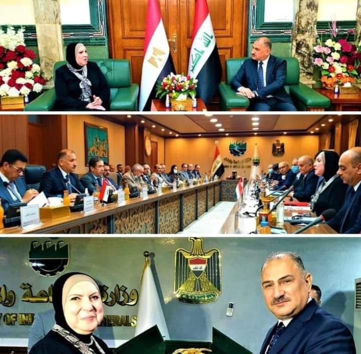 وزيرا الصناعة بمصر والعراق يتفقان على نقل الخبرة المصرية لتأهيل المصانع العراقية